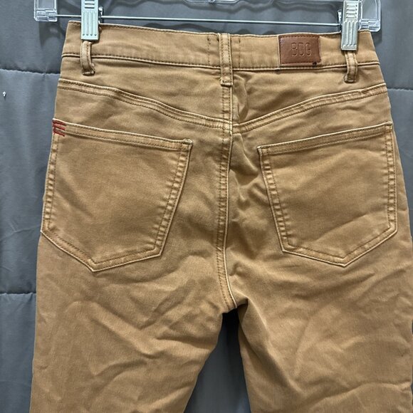 BDG Twig High Rise Skinny Jeans Size 24 Stretch Tan Denim 5 Pocket 24x26 - Picture 12 of 14
